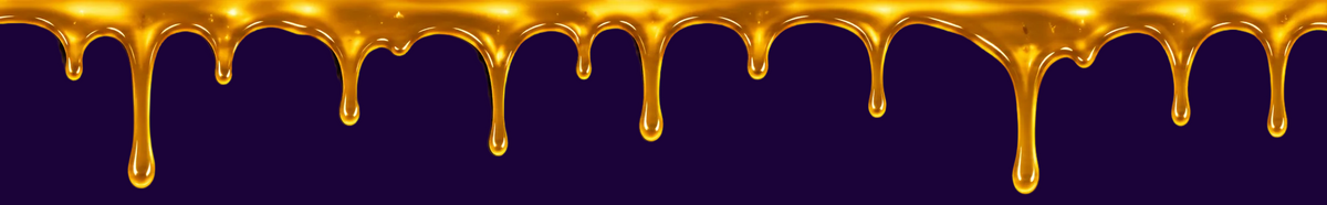 Natural dripping honey